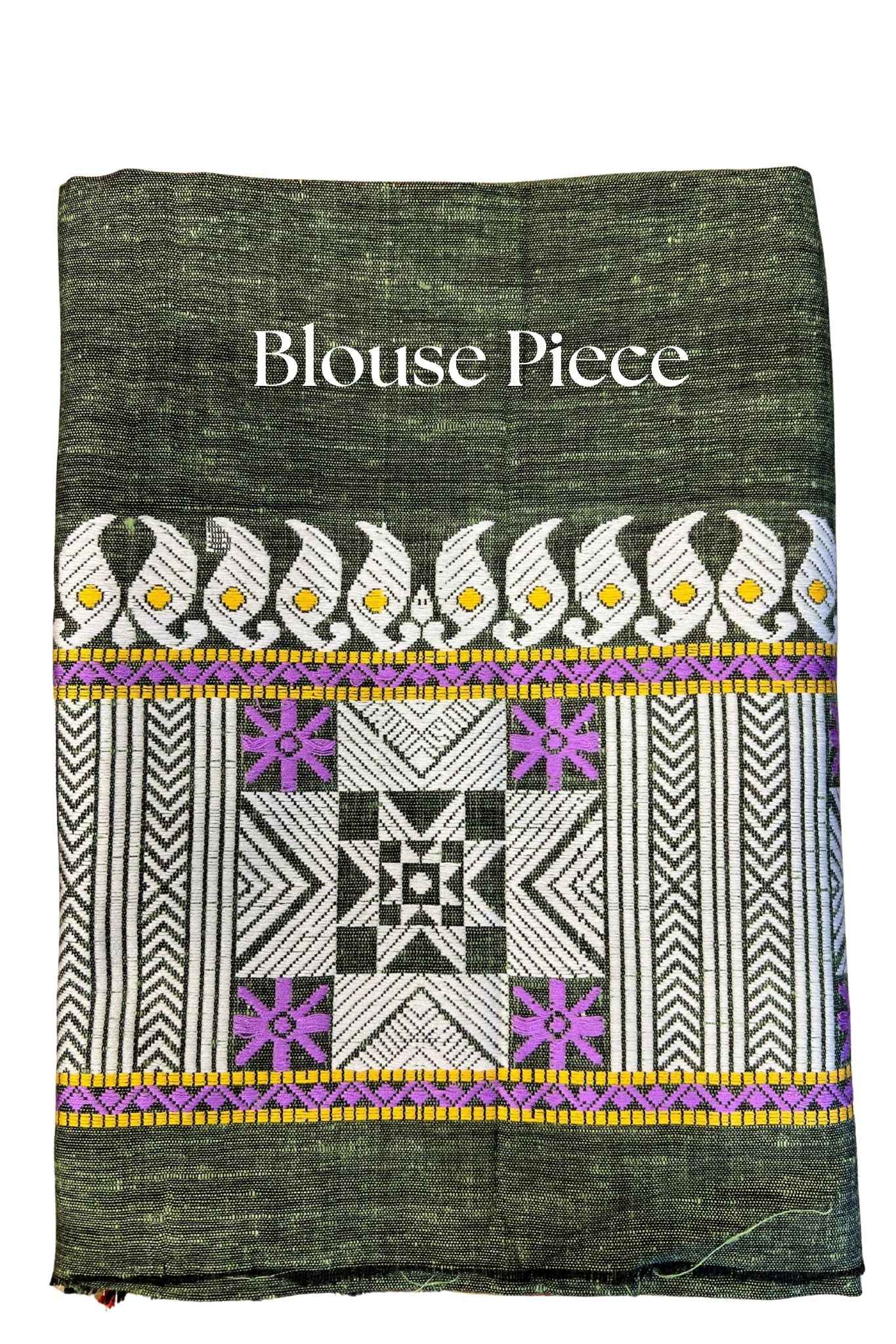 Green Eri Silk Saree