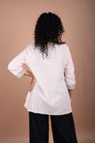 Elegant Handloom Cotton Chinese Collar Shirt