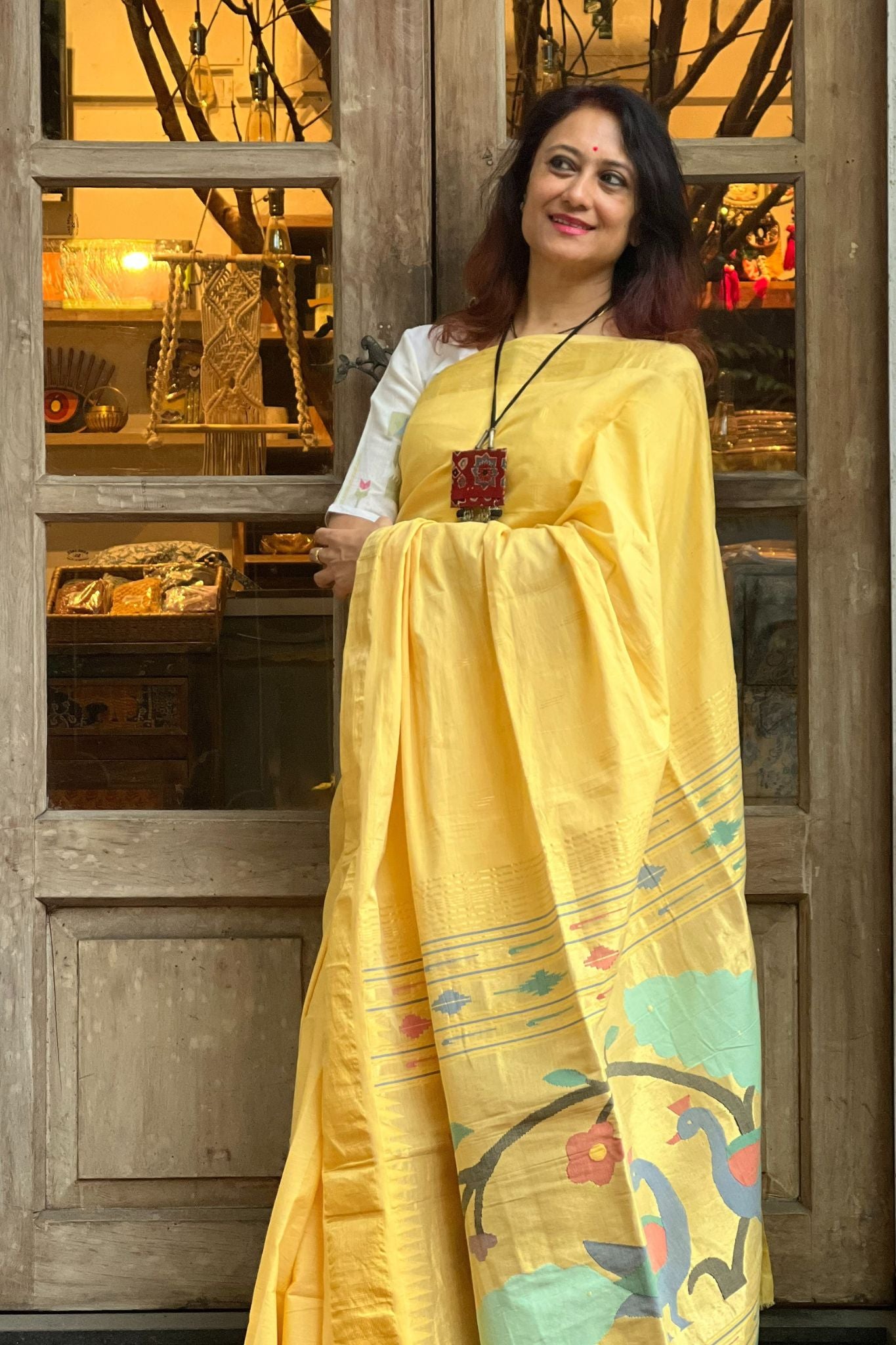 Cotton Paithani Saree