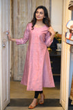 Lavender Chanderi Kurta - NamegStore