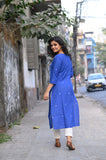 Royal Blue Nilakshi Kurti - NamegStore