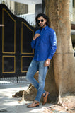 Royal Blue Men's Shirt - NamegStore