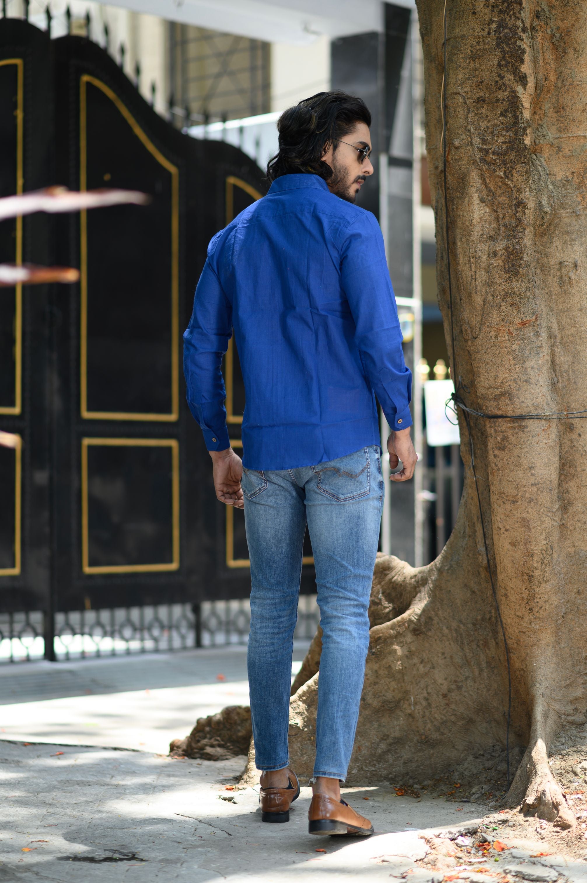 Royal Blue Men's Shirt - NamegStore