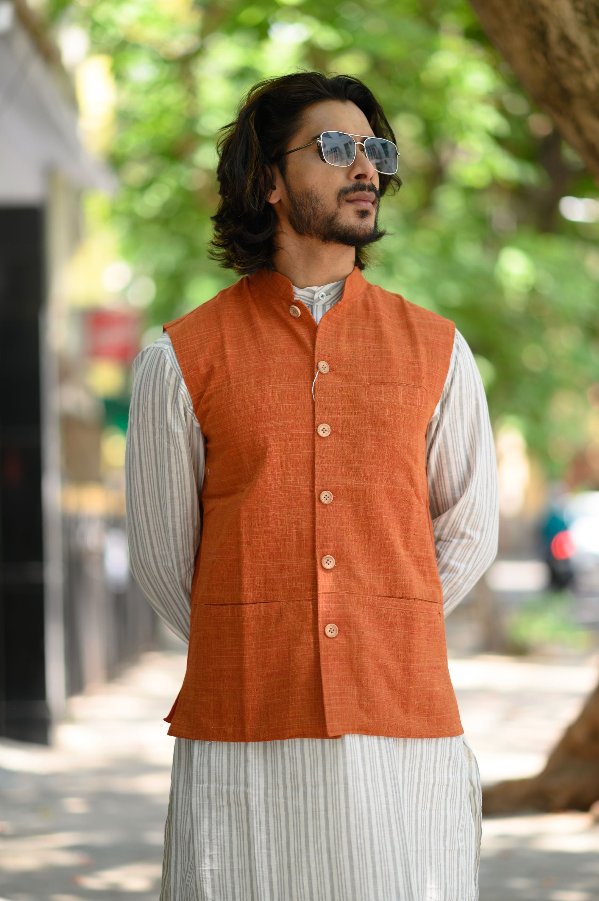 Orange Men's Jacket - NamegStore