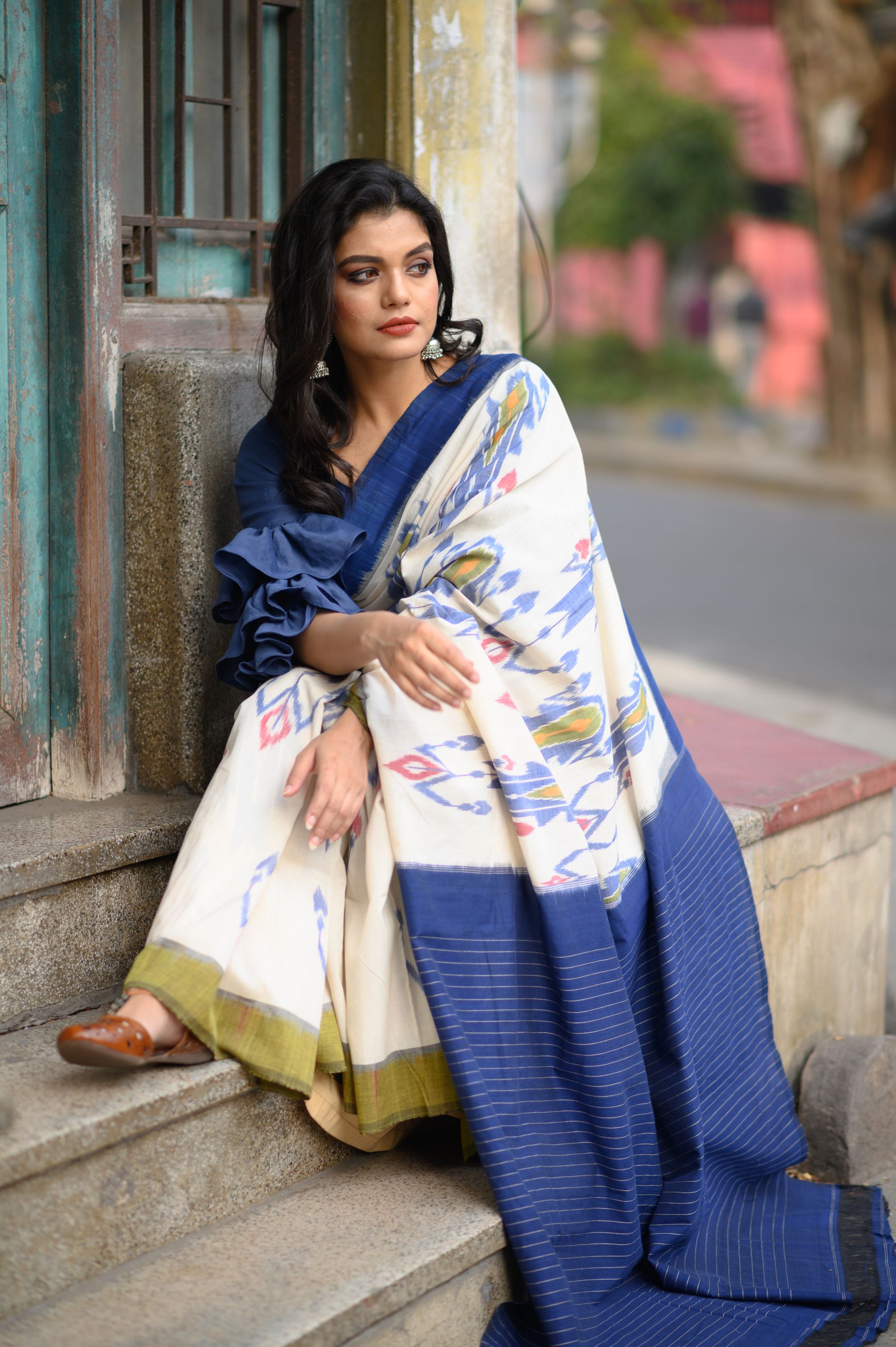 Ikat sarees 06787