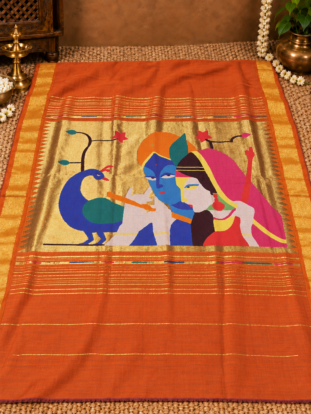 Cotton Paithani saree S0115W