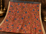 Handpainted Kalamkari Saree