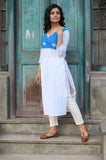 White Cotton Akaxhi Kurti