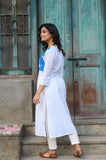 White Cotton Akaxhi Kurti
