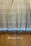 Grey Assam Weaves Cotton & Eri Silk Saree