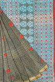 Grey Assam Weaves Cotton & Eri Silk Saree