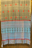 Grey Assam Weaves Cotton & Eri Silk Saree
