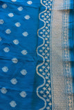 Blue Moonga Silk Dupatta