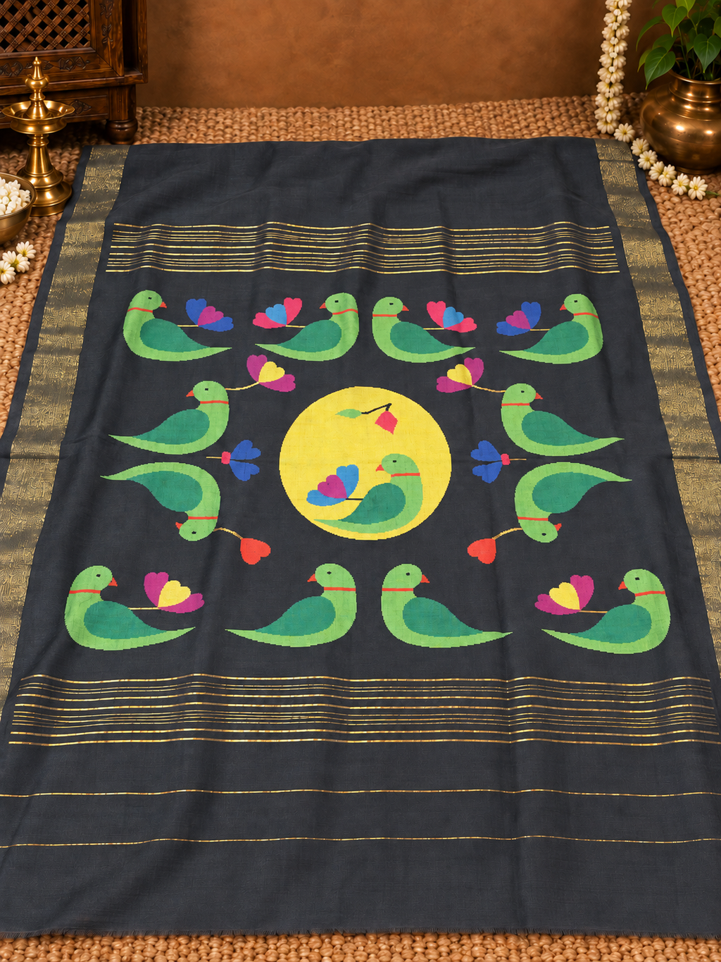 Cotton Paithani saree S0115W
