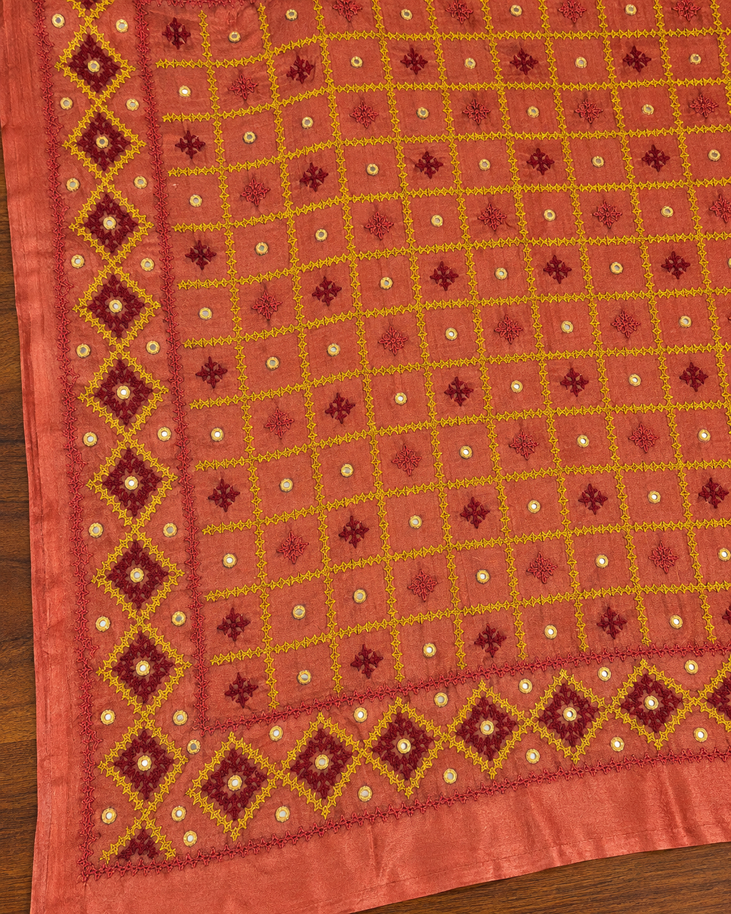 Tussar dye Gujarati saree SG