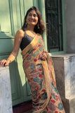 Cotton Kalamkari Saree