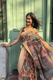 Cotton Kalamkari Saree