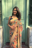 Cotton Kalamkari Saree
