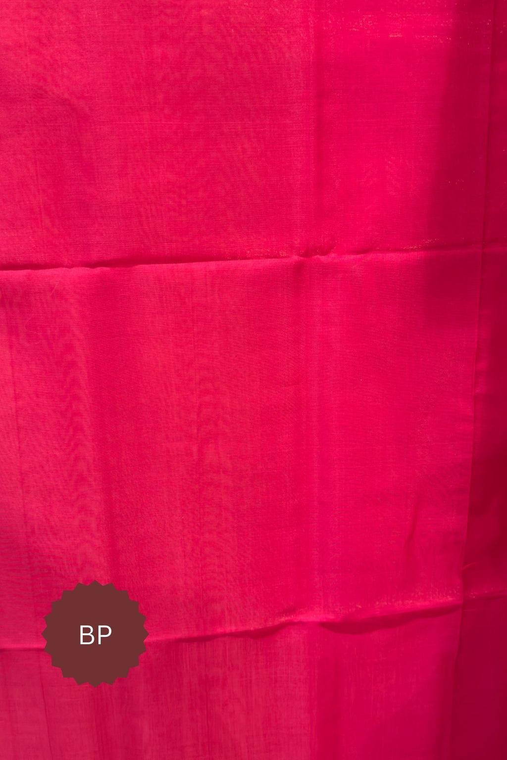 Orange Cotton Silk Handwoven Saree with Pink Pallu