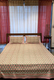 Double Bedsheet Handblock printed