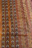 Brown Tussar Silk Kantha Dupatta