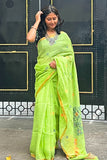 Linen Saree