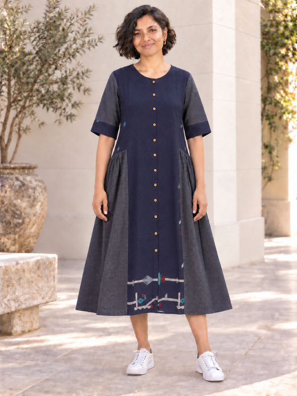 Jamdani Dress KD007