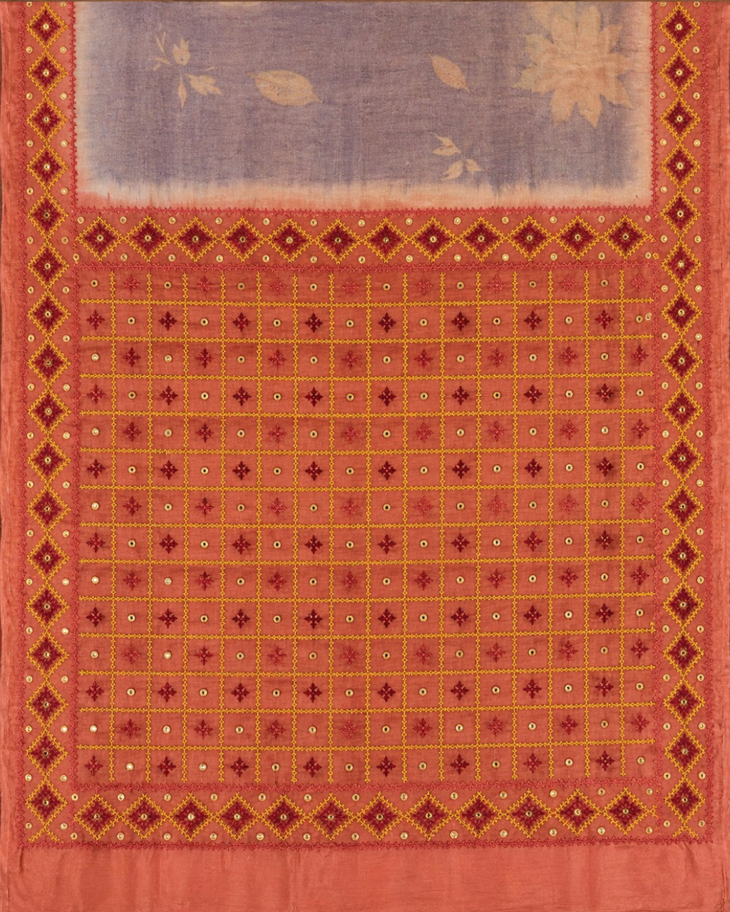 Tussar dye Gujarati saree SG