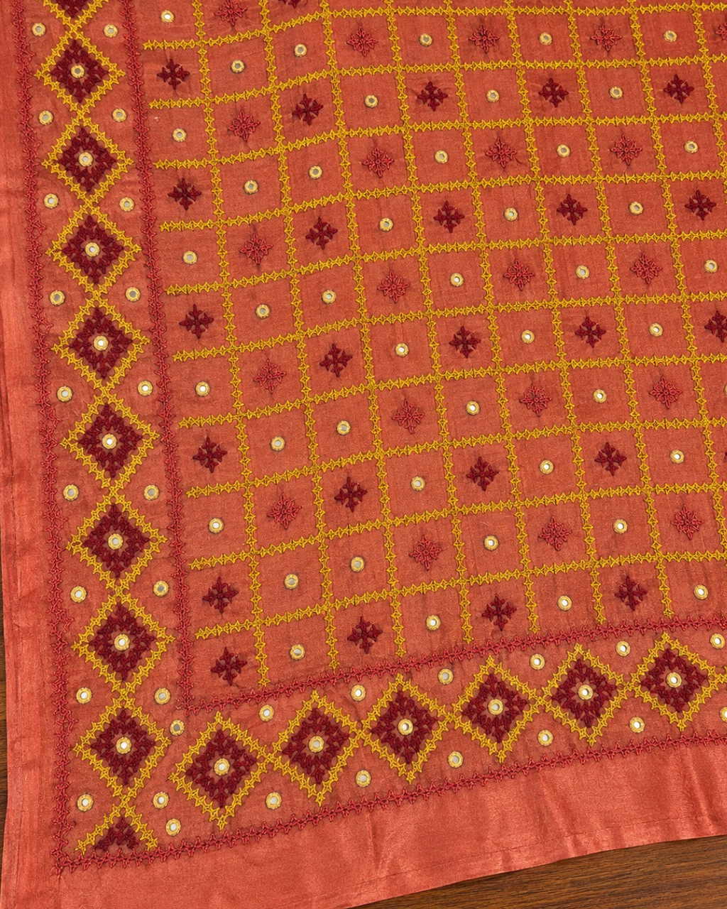 Tussar dye Gujarati saree SG