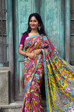 Cotton kalamkari Saree