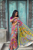 Cotton kalamkari Saree