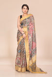 Tussar Kalamkari Saree
