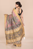 Tussar Silk Kalamkari Saree