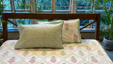 Handblock Print Bedsheet with Reversible Pillow Cover - NamegStore