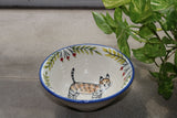 White & Blue Hand Painted Wide Bowl - NamegStore