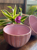 Premium Contemporary Design Studio Pottery Bowl - Pink