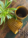 Studio Coffee Mug / Cup  -  Brown Texture