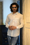 White Stripes Men's Shirt - NamegStore